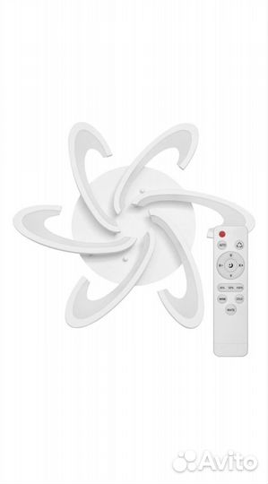 Люстра потолочная светодиодная с пультом