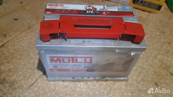 Аккумулятор mutlu 75 А/ч 750A