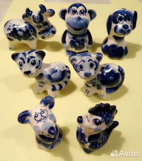 Фигурки Гжель