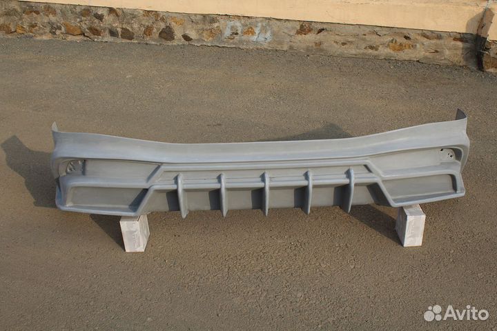 Lexus RX 2019+ Диффузор заднего бампера Wald O4OF1