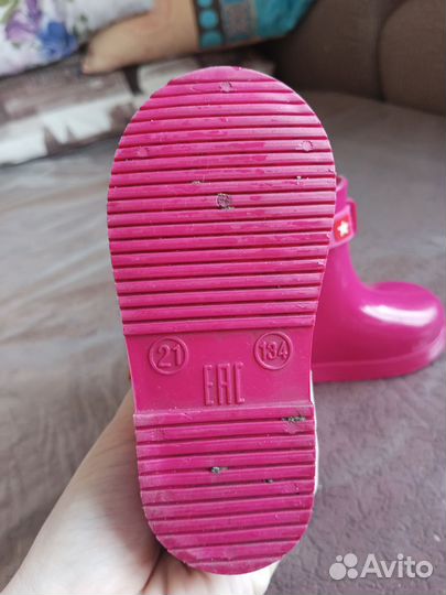 Резиновые сапоги на девочку