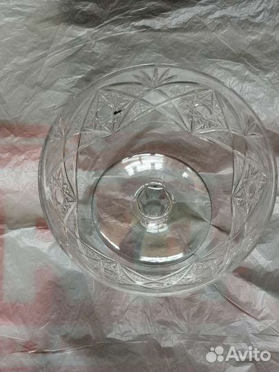 Конфетница стекло СССР