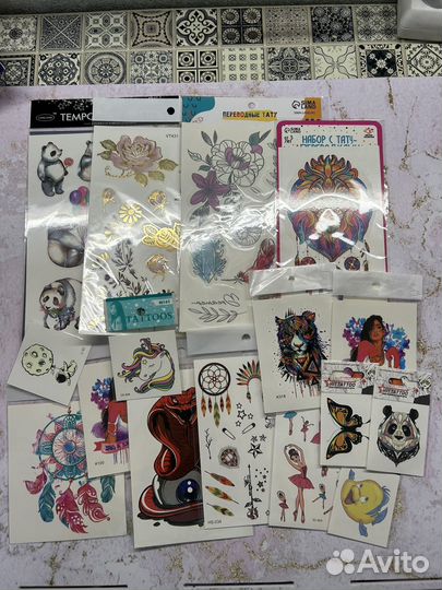 Набор переводных тату