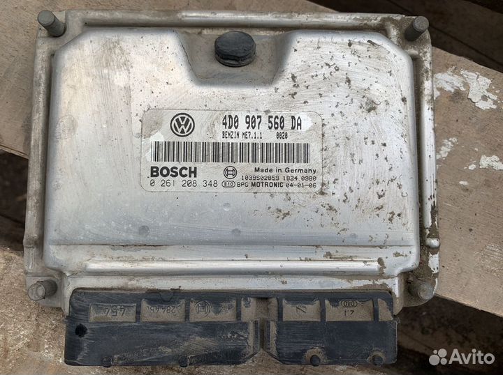 Vw Touareg 4.2 эбу двигателя 4d0907560da