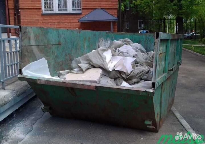 Вывоз мусора контейнер, газель