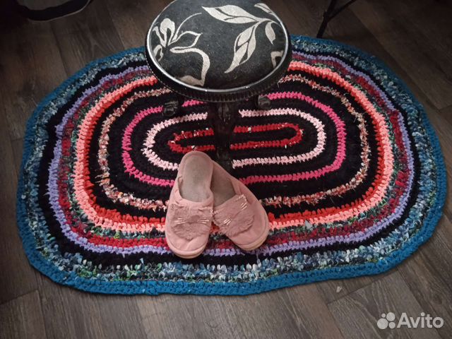 Коврик вязаный крючом