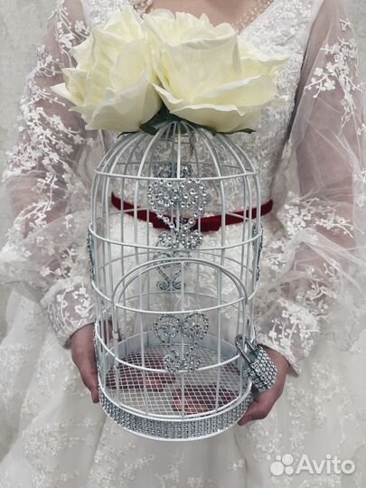 Клетка для букета невесты