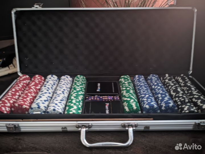 Покерный набор 500 фишек