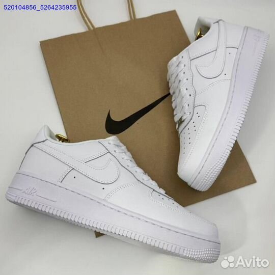 Кроссовки Nike Air Force Low White (Арт.72195)