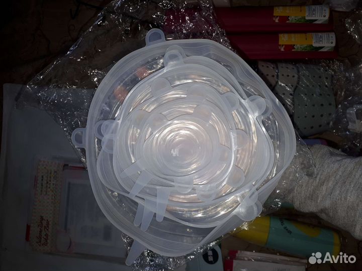 Крышки силиконовые 6 штук