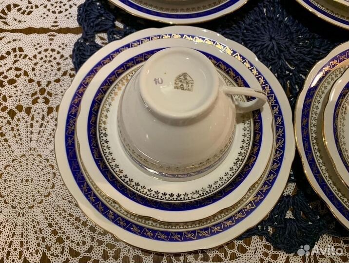 Сервиз, чайные пары Польша