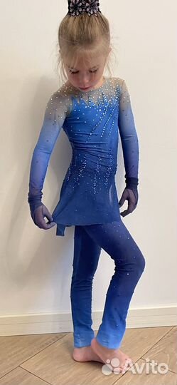 Платье комбинезон фигурное катание 104 110