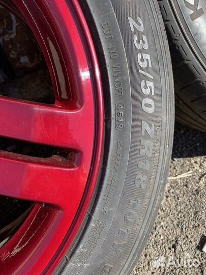 Оригинальные диски с резиной dodge Крайслер