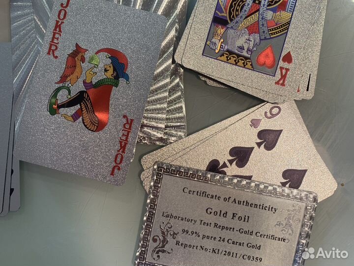 Карты игральные пластиковый (Дубай)
