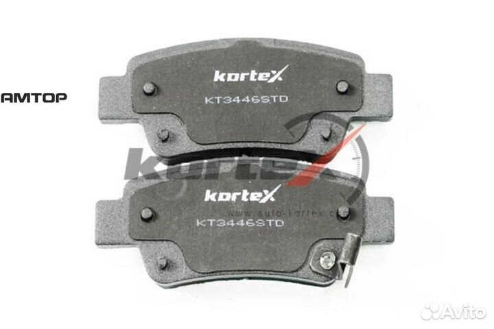 Kortex KT3446STD Колодки тормозные дисковые Kortex