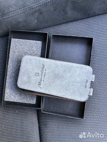 Чехол на iPhone 13 pro кожаный marsel robert