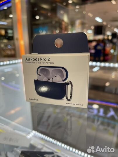 Чехол на AirPods pro 2 синий