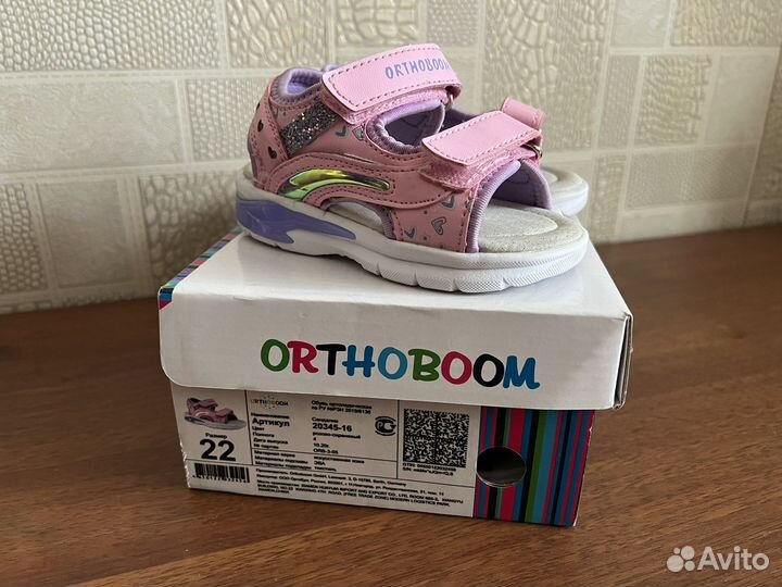 Сандали orthoboom для девочки 21