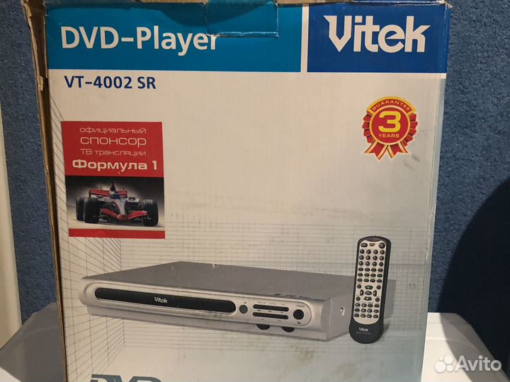 DVD плеер vitek,новый