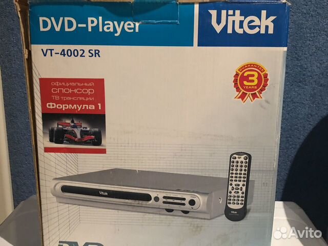 DVD плеер vitek,новый