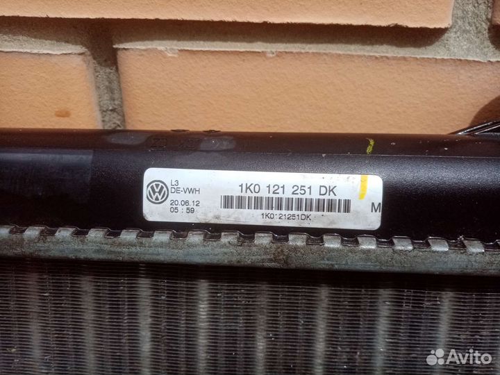 Радиатор skoda octavia a5