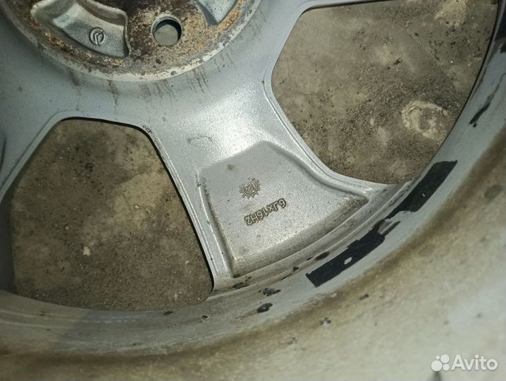 Литые диски r16 4x100 ларгус, рено, веста