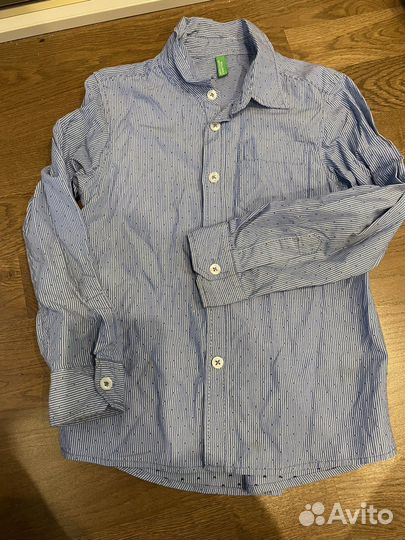 Рубашка benetton для мальчика 110 см