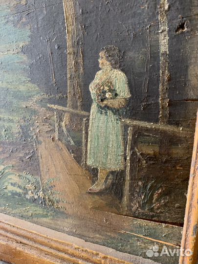 Картина старинная 50-х годов