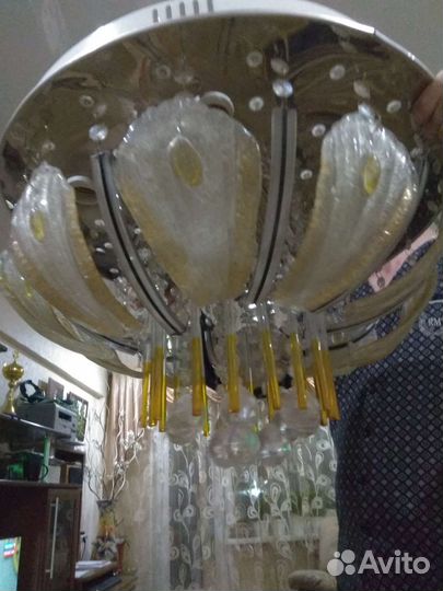 Люстра потолочная бу