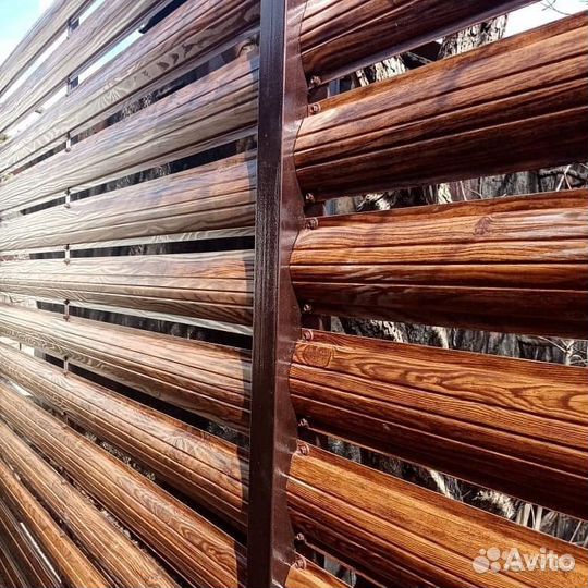 Установка заборов из евроштакетника