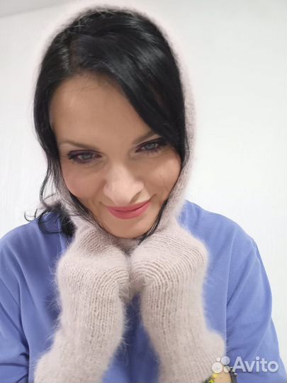 Шапка,бактус и варежки