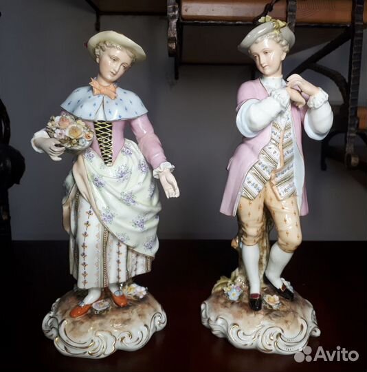 Статуэтка Фарфоровая Германия 1886 год