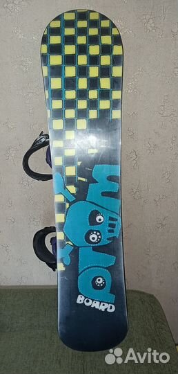 Детский копмлект-сноуборд-крепления-ботинки