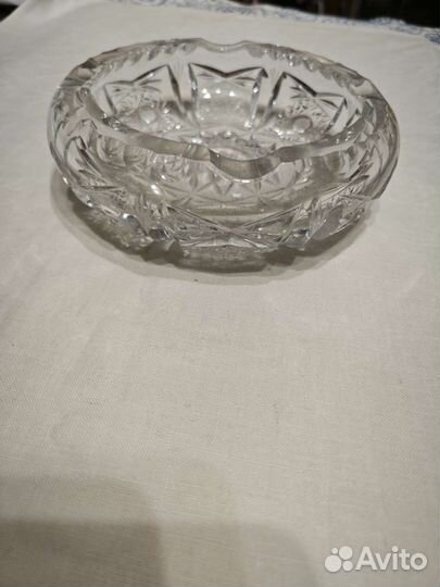 Хрустальная пепельница