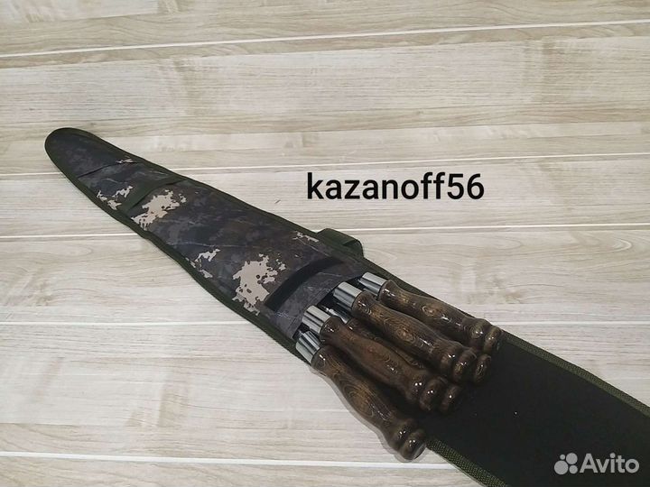 Шампура в чехле / набор шампуров 6 шт