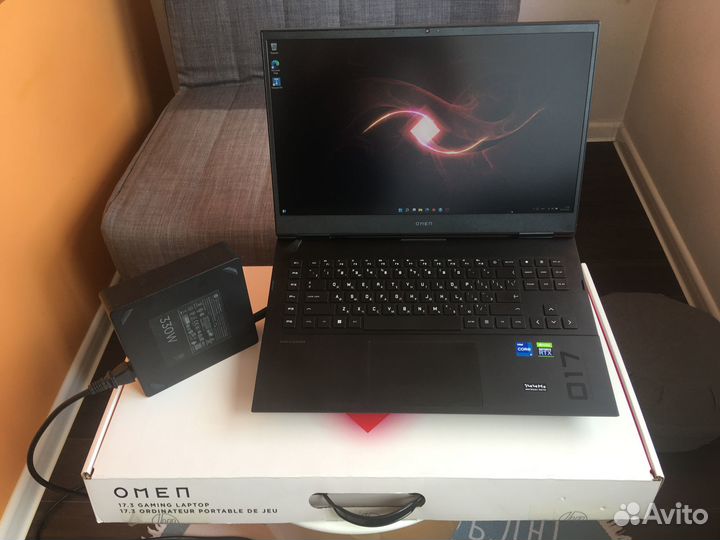 Продам мощный игровой ноутбук HP omen 17-ck0059ur