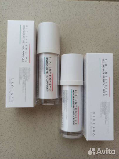 Usolab Bio Intensive Retinol. Крем и Сыворотка