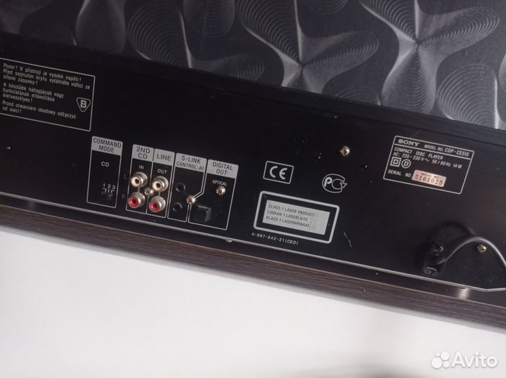 Усилитель sony. CD дека