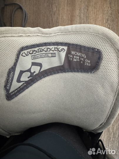 Сноубордические ботинки salomon 36