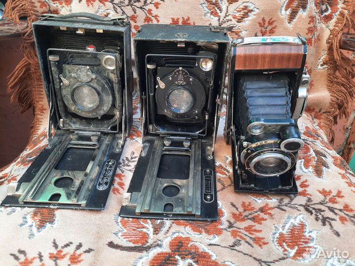 Старинный фотоаппараты,гармошки.ссср