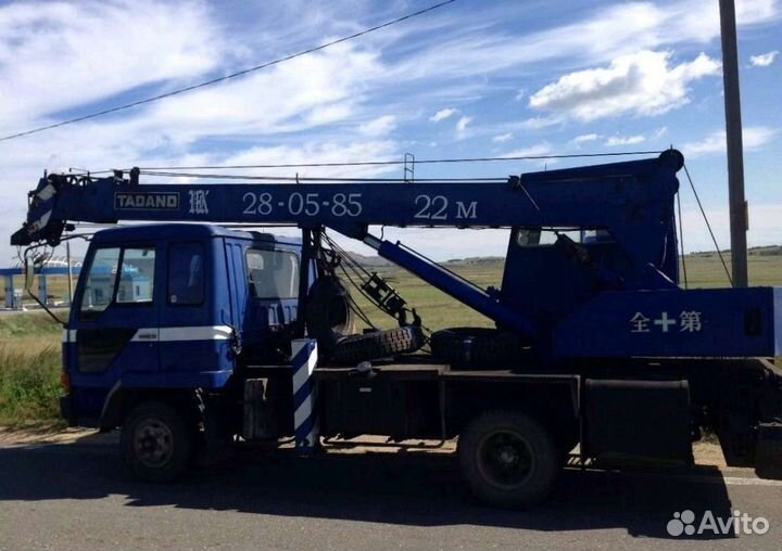 Аренда и услуги автокрана, 5 т, 18 м, с гуськом 6 м
