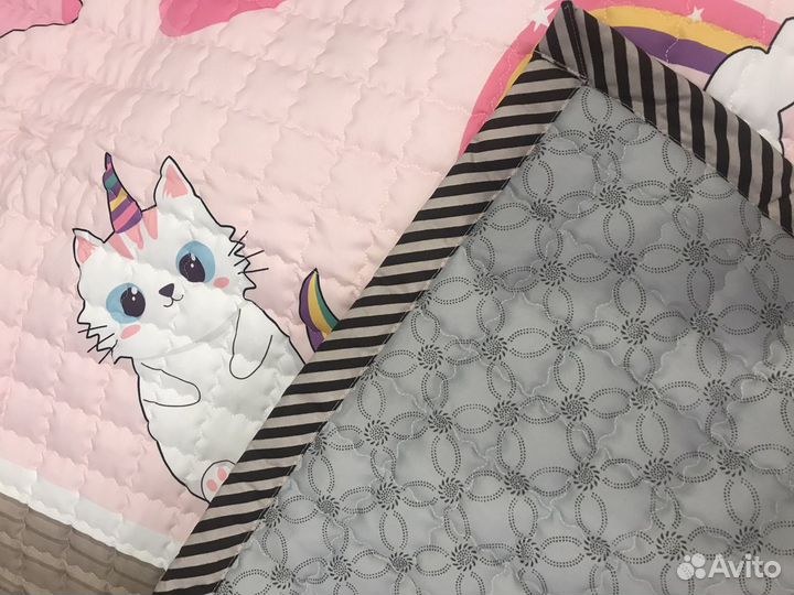 Стеганый детский коврик 2*1,5