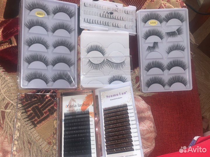 Накладные ресницы,ресницы для наращивания L