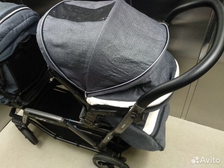 Коляска для двойни peg perego
