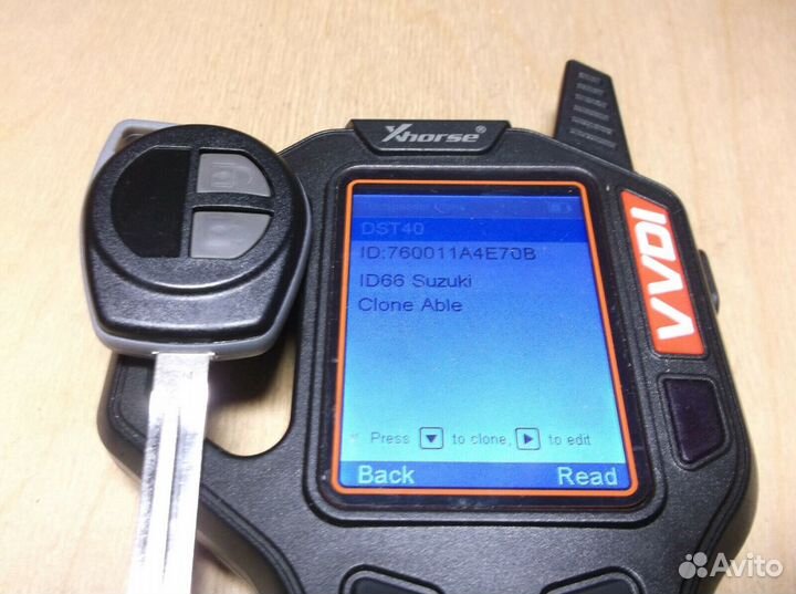 Suzuki Liana чип ключ Omron ID № KL3 SZ22