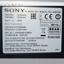 Запчасти от телевизора Sony KDL-42W705B