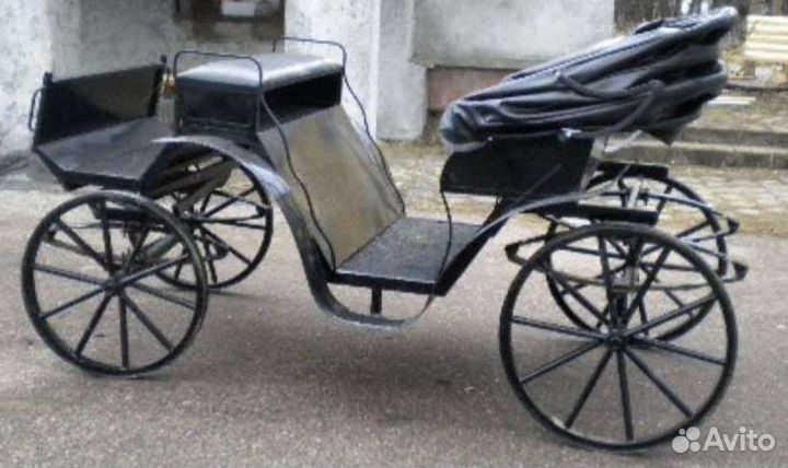 Карета - фаэтон для лошади