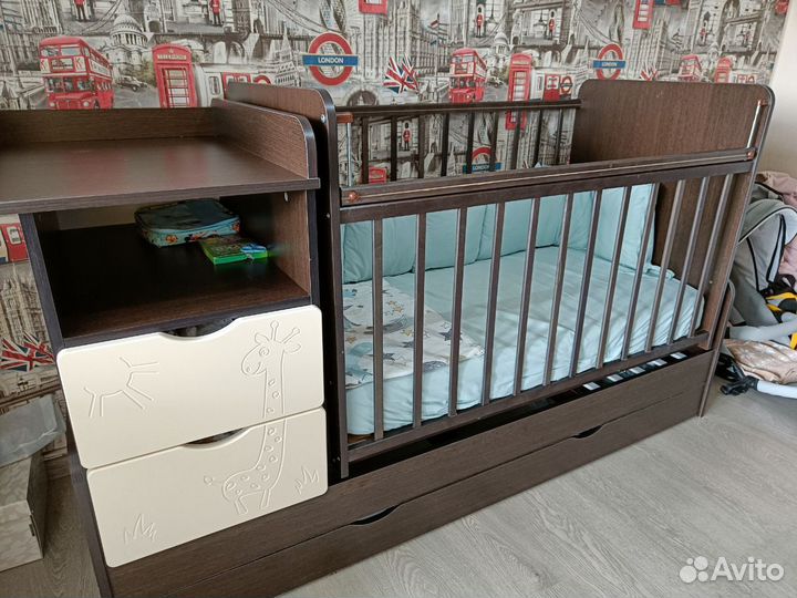 Детская кроватка трансформер