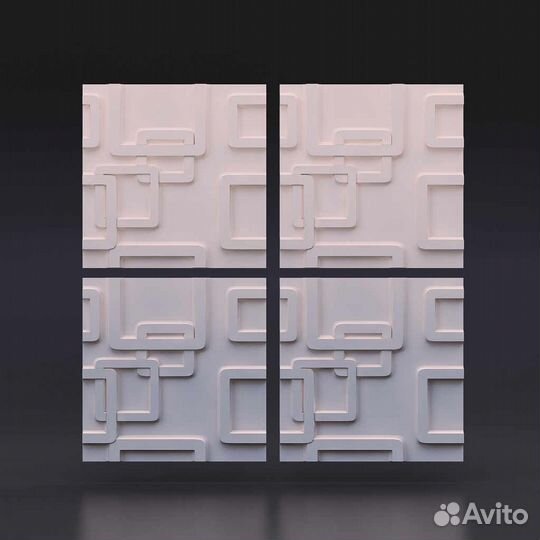 Гипсовая 3D панель 