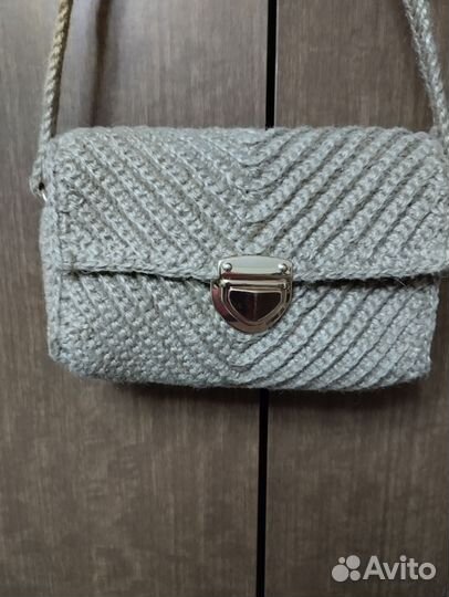 Сумка ручной работы из джута